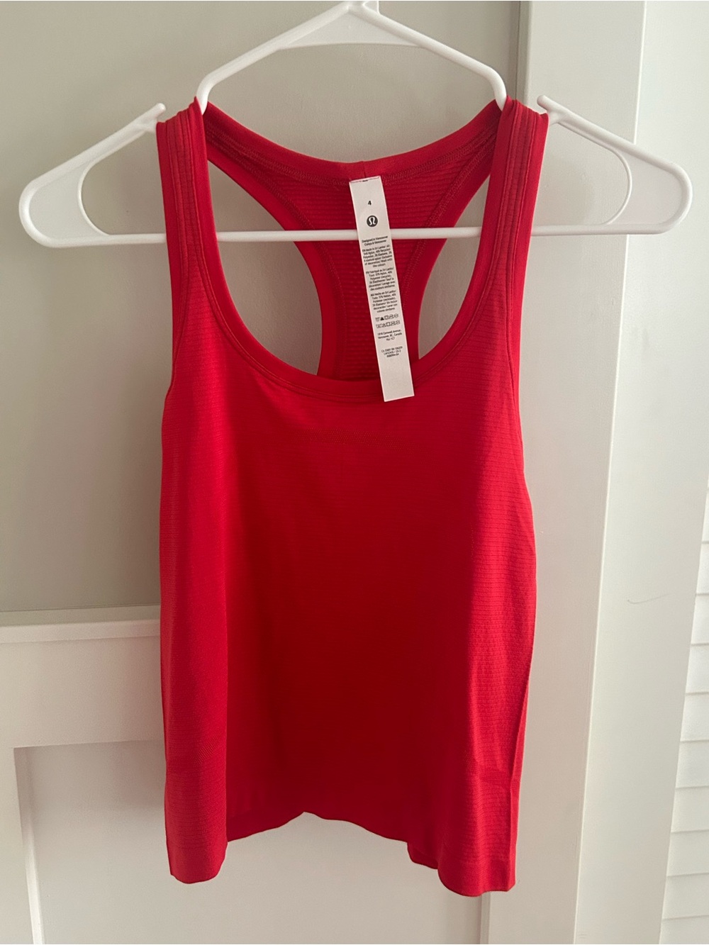 Women's Red Racerback Tank Top